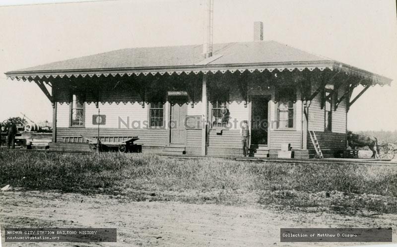 Postcard: Barrington station